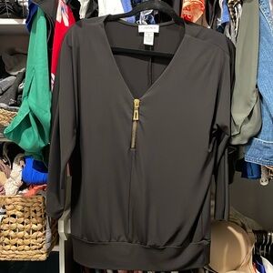 Black Carmen blouse size M